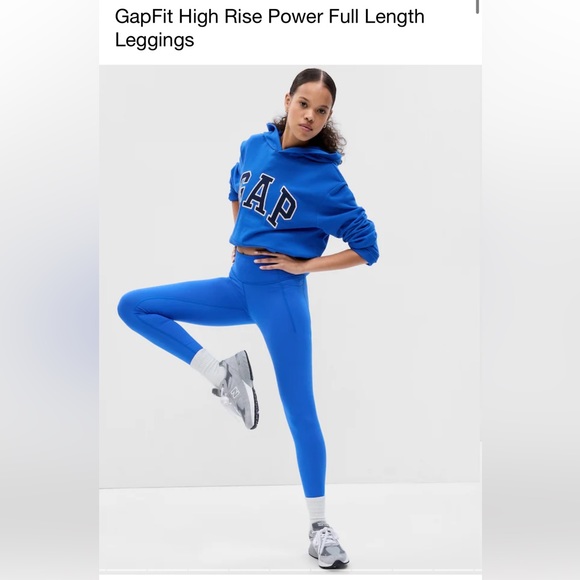 GapFit High Rise Power Full Length Leggings - Picture 1 of 9